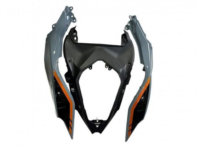 2024-2025 Kawasaki Ninja 500 EX500R Motorcycle Fairings - Nardo Grey Orange Black Canada for Sale