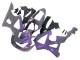 2000-2001 Honda CBR900RR 929 Motorcycle Fairings - Chameleon Grey Dazz Pearl Purple Canada for Sale