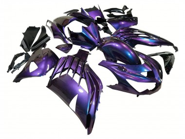2012-2024 Kawasaki ZX14R ZZR1400 Motorcycle Fairings - Chameleon Blue Purple Canada for Sale
