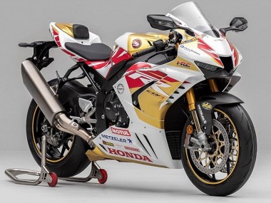 2020-2023 Honda CBR1000RR-R Motorcycle Fairing - White Red Gold Motul Canada for Sale