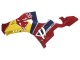 2020-2023 Honda CBR1000RR-R Motorcycle Fairings - Blue Yellow Red Bull Canada for Sale