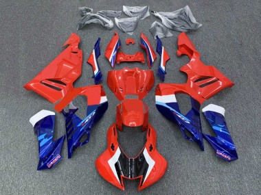 2020-2023 Honda CBR1000RR-R Motorcycle Fairings Kit - White Red Blue HRC Canada for Sale
