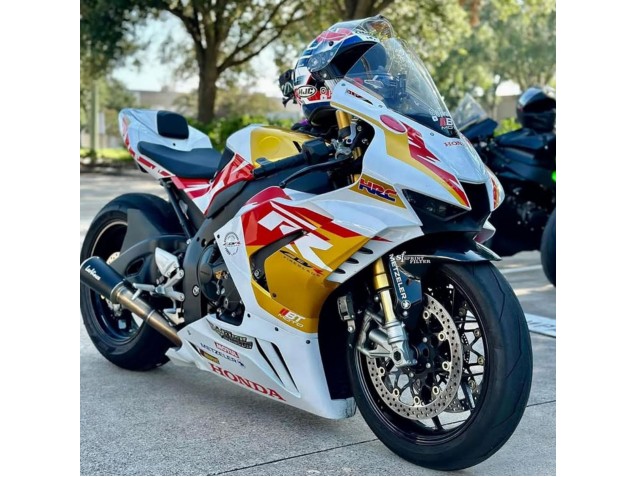 2020-2023 Honda CBR1000RR-R Motorcycle Fairings - White Red Gold Motul HRC Canada for Sale