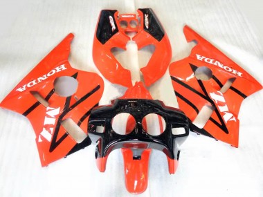 1987-1989 Honda CBR400RR NC23 Motorcycle Fairings - Orange Glossy Black Canada for Sale