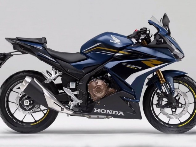 2022 Honda CBR400R Motorcycle Fairings - Dark Blue Matte Black Canada for Sale