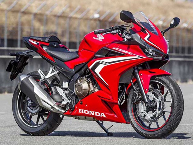 2022 Honda CBR400R Motorcycle Fairings - Red White Glossy Black Stripe Canada for Sale