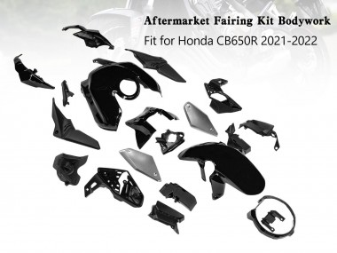 2019-2022 Honda CB650R Motorcycle Fairings - Glossy Black Canada for Sale