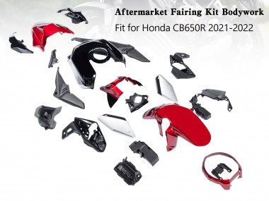 2019-2022 Honda CB650R Motorcycle Fairings - Black Red Silver Canada for Sale