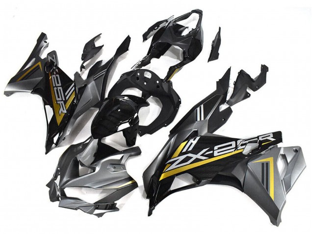 2019-2025 Kawasaki ZX25R ZX-25R Motorcycle Fairings - Grey Gold Glossy Black Canada for Sale