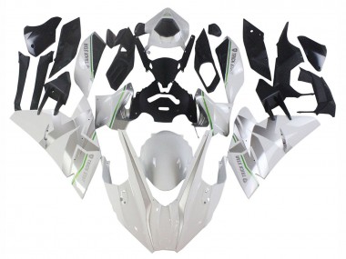 2015-2022 Kawasaki Ninja H2 Motorcycle Fairings - White Silver Green Canada for Sale