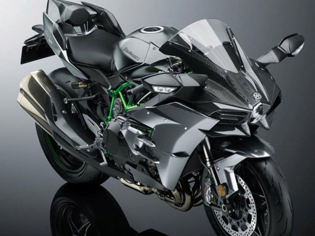 2015-2022 Kawasaki Ninja H2 Motorcycle Fairing - Grey Canada for Sale