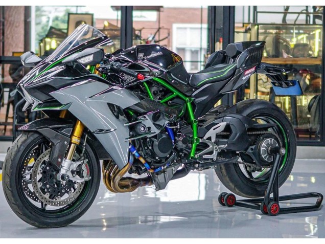 2015-2022 Kawasaki Ninja H2 Motorcycle Fairings - Grey Canada for Sale