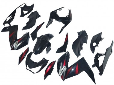 2015-2016 Kawasaki Z250/Z300 Motorcycle Fairings - Glossy Black Red Silver Canada for Sale