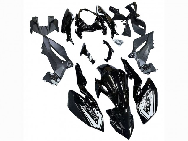 2018-2024 Kawasaki Z400 Motorcycle Fairings - Glossy Black Canada for Sale