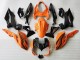 2018-2024 Kawasaki Z400 Motorcycle Fairings - Orange Glossy Black Canada for Sale