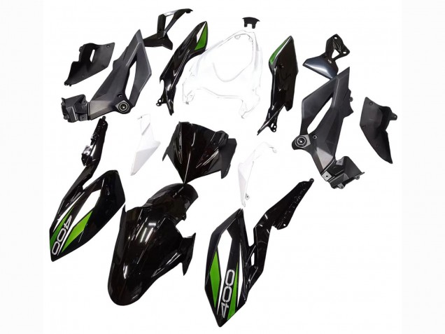 2018-2024 Kawasaki Z400 Motorcycle Fairings - White Glossy Black Green Canada for Sale