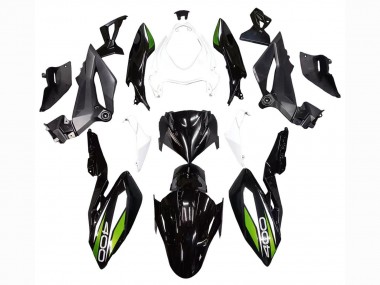 2018-2024 Kawasaki Z400 Motorcycle Fairings - White Glossy Black Green Canada for Sale