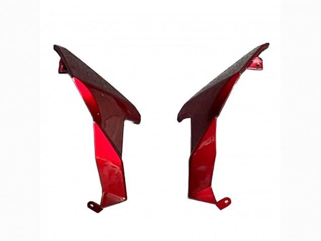 2018-2024 Kawasaki Z400 Motorcycle Fairings - Candy Red Glossy Black Canada for Sale