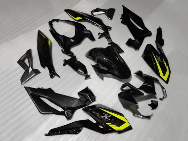 2018-2024 Kawasaki Z400 Motorcycle Fairings - Black Yellow Canada for Sale