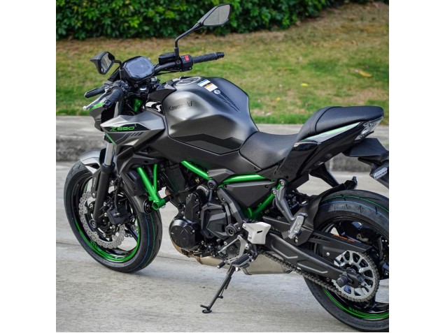 2020-2023 Kawasaki Ninja Z650 Motorcycle Fairings - Black Green Canada for Sale