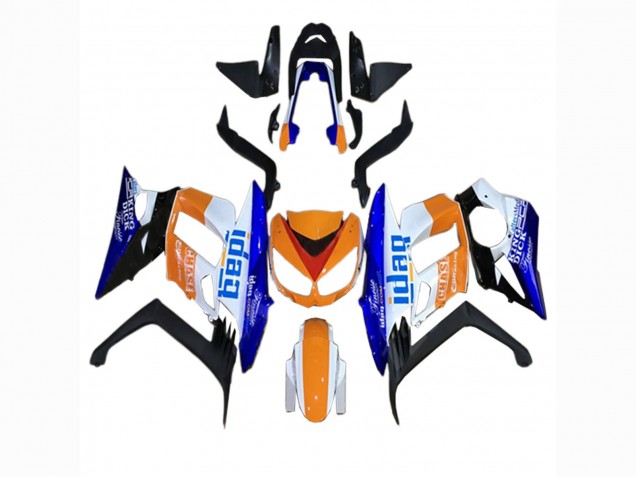 2010-2016 Kawasaki Z1000SX Motorcycle Fairings - Orange White Blue Black Canada for Sale