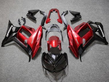 2010-2016 Kawasaki Z1000SX Motorcycle Fairings - Red Glossy Black Canada for Sale