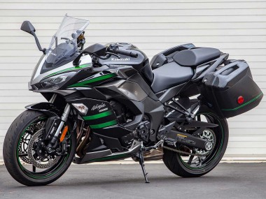 2020-2025 Kawasaki Z1000SX Motorcycle Fairings - Black with Green Lines Ninja Canada for Sale