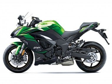 2020-2025 Kawasaki Z1000SX Motorcycle Fairings - Black Green Ninja Canada for Sale