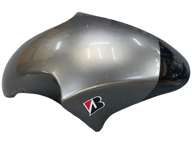 1989-1990 Kawasaki ZXR250 Motorcycle Fairings - Glossy Black Grey Elf Touch4 Bridgestone Canada for Sale