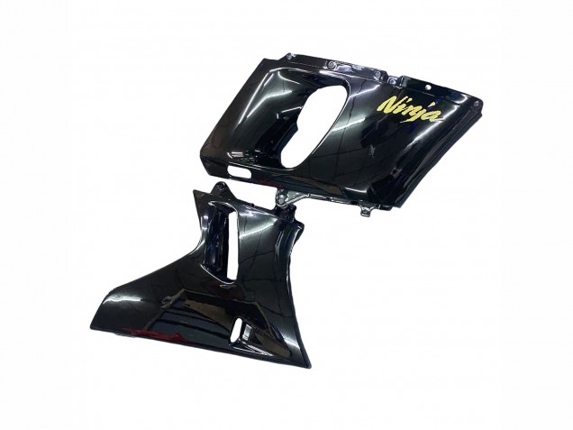 1993-2007 Kawasaki ZZR400 Motorcycle Fairings - Glossy Black Gold Ninja Canada for Sale