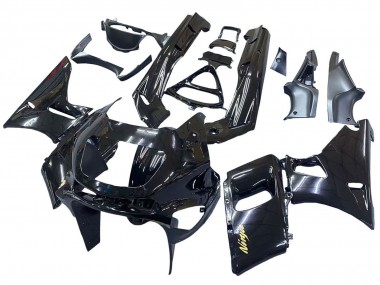 1998-2003 Kawasaki ZZR600 Motorcycle Fairings - Glossy Black Gold Ninja Canada for Sale