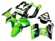1998-2003 Kawasaki ZZR600 Motorcycle Fairings - Green Glossy Black Blue Monster Elf Touch4 Bridgestone Canada for Sale