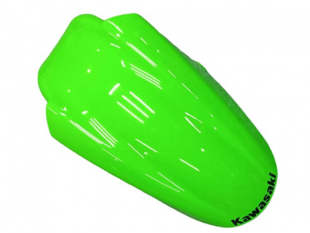 1998-2003 Kawasaki ZZR600 Motorcycle Fairings - Green Glossy Black Blue Monster Elf Touch4 Bridgestone Canada for Sale
