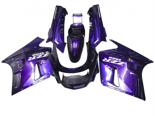 1990-1992 Kawasaki ZZR1100 Motorcycle Fairings - Purple Blue Canada for Sale