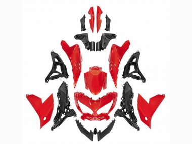 2022-2025 Kawasaki Versys 650 Motorcycle Fairings - Red Black Canada for Sale
