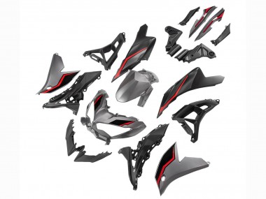 2022-2025 Kawasaki Versys 650 Motorcycle Fairings - Grey Red Black Canada for Sale
