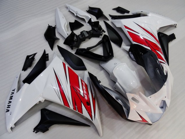 2009-2015 Yamaha FZ6R Motorcycle Fairings - White Red Black Canada for Sale