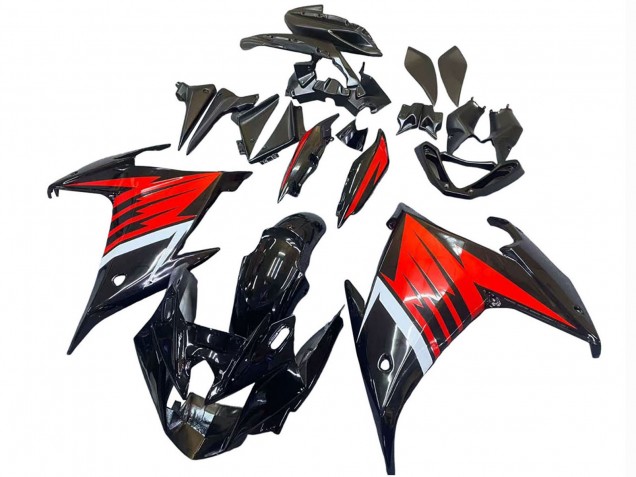 2009-2015 Yamaha FZ6R Motorcycle Fairing - Black Red White Canada for Sale