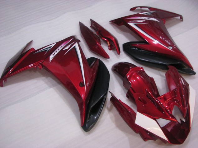 2009-2015 Yamaha FZ6R Motorcycle Fairings - Red White Black Canada for Sale