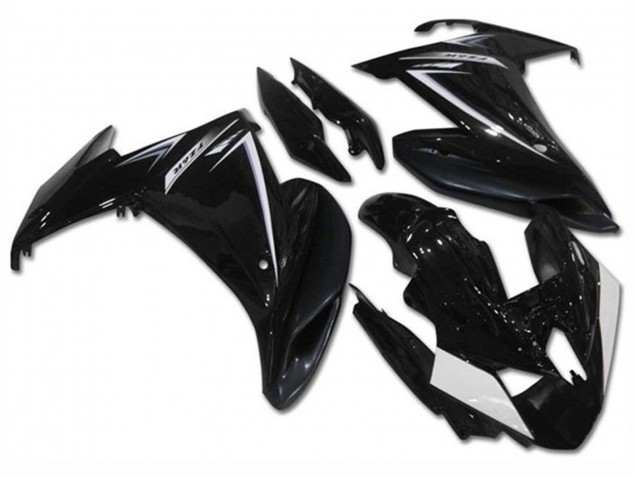 2009-2015 Yamaha FZ6R Motorcycle Fairings - Glossy Black White Canada for Sale
