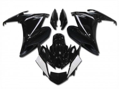 2009-2015 Yamaha FZ6R Motorcycle Fairings - Glossy Black White Canada for Sale