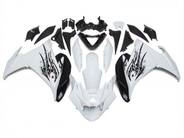 2009-2015 Yamaha FZ6R Motorcycle Fairings - White Black Canada for Sale