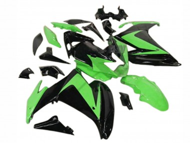2009-2015 Yamaha FZ6R Motorcycle Fairings - Glossy Black Green Canada for Sale
