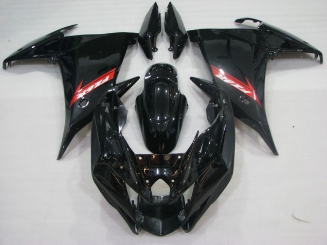 2009-2015 Yamaha FZ6R Motorcycle Fairings - Glossy Black Red Canada for Sale