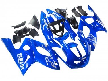 1996-2007 Yamaha YZF600R Thundercat Motorcycle Fairings - Blue White Silver Canada for Sale