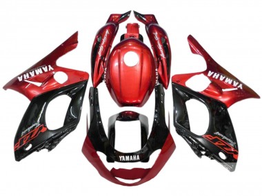1996-2007 Yamaha YZF600R Thundercat Motorcycle Fairings - Red Black Silver Canada for Sale