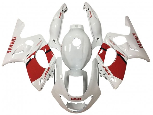1996-2007 Yamaha YZF600R Thundercat Motorcycle Fairings - White Red Canada for Sale