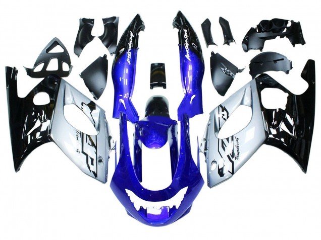 1996-2007 Yamaha YZF600R Thundercat Motorcycle Fairings - Blue Silver Black Canada for Sale