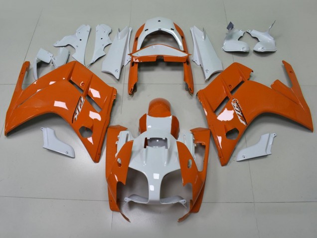 2001-2006 Yamaha FJR1300 Motorcycle Fairings - Orange White Canada for Sale