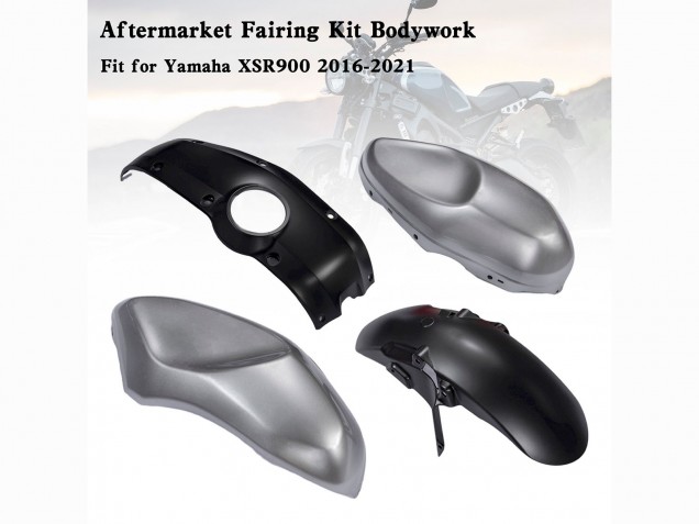 2016-2021 Yamaha XSR900 Motorcycle Fairings - Black Grey Canada for Sale